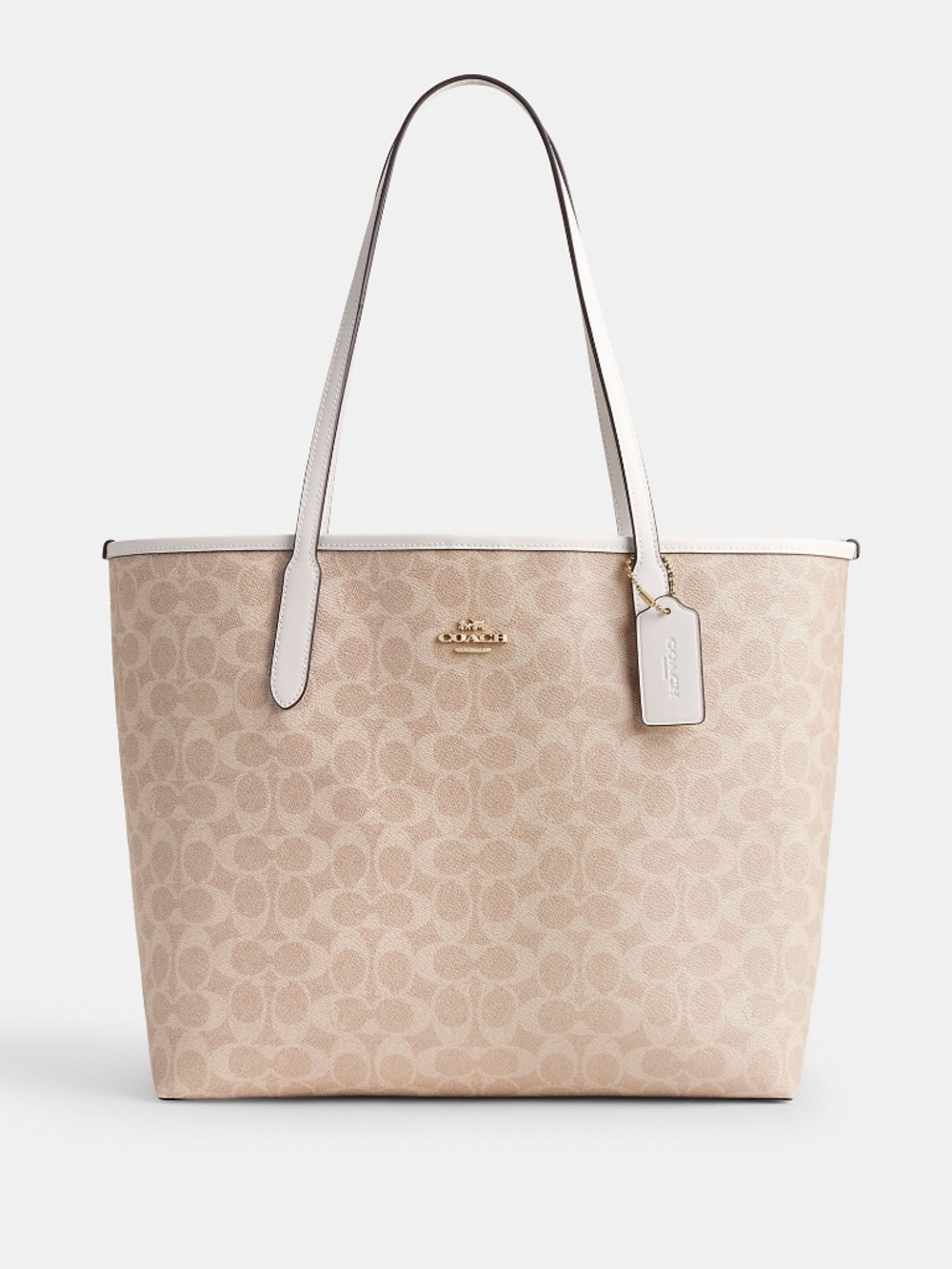 Coach Outlet City Tote Bag In Signature Canvas
